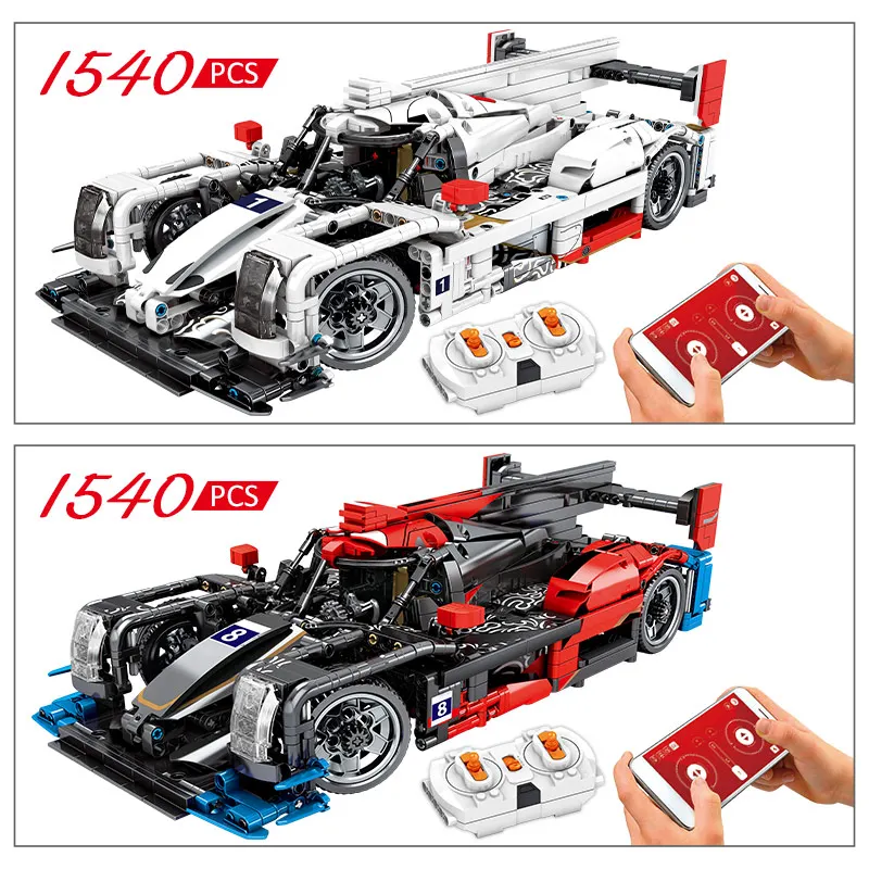 

1:14 City Technical RC/non-RC Racing Car model Bricks MOC Remote Control Sports Vehicle Building Blocks Toys for children Boys