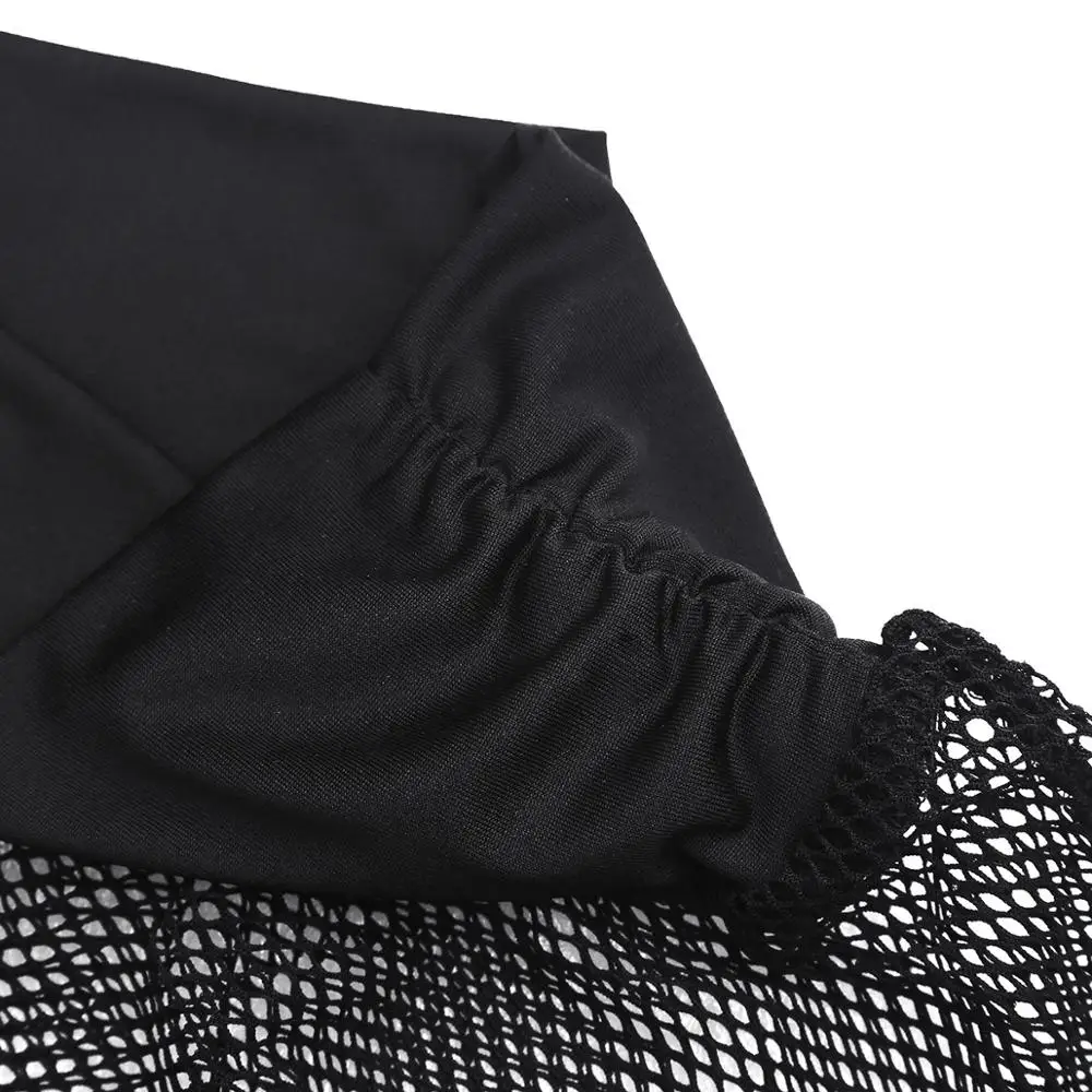 Sexy Women Mini Skirt Ladies Soft Stretch See-through Mesh Fishnet Low Rise Micro Lingerie | Тематическая одежда и