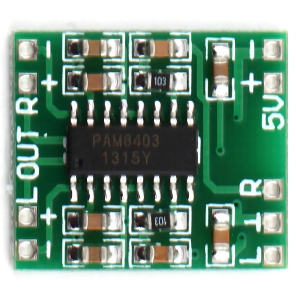 Высококачественный аудиомодуль PAM8403 DC 5V Mini Class-D Цифровой усилитель платы lcd