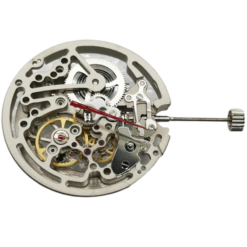

Полый механический автоматический механизм скелетона, сменный механизм для часов TY2809, Ремонтный инструмент, запчасти, инструменты для часо...