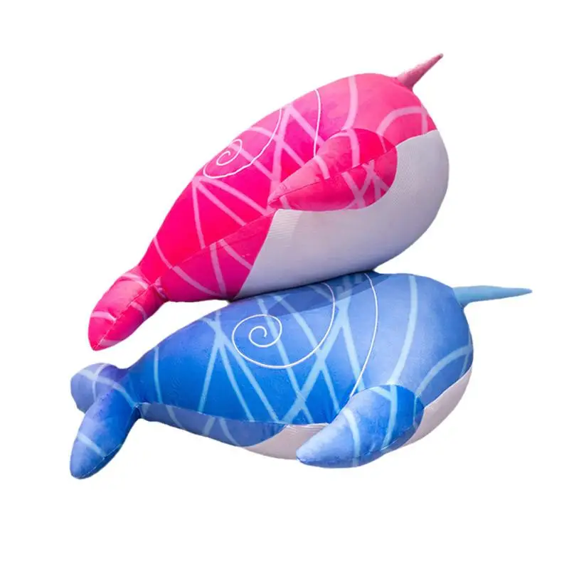 

40cm Limit Genshin Impact Plush Doll Anime Whale Plush Toys Soft Pillow Stuffed Toy Cosplay Props Accessories Cartoon Bolster