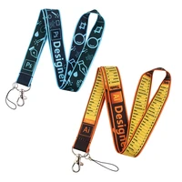yl259 ps ai photoshop chain neck straps lanyard car keychain id card pass gym mobile key ring badge holder accessories