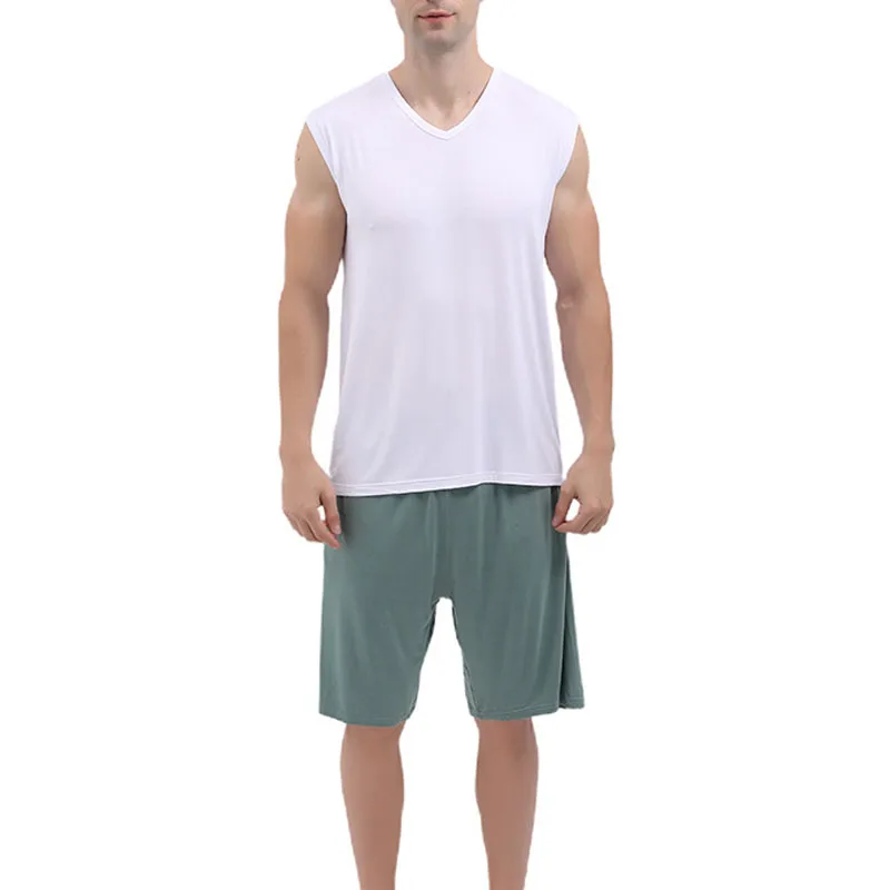 

Летние Пижамные комплекты для мужчин 5XL 6XL бюст 150 см свободная Пижама