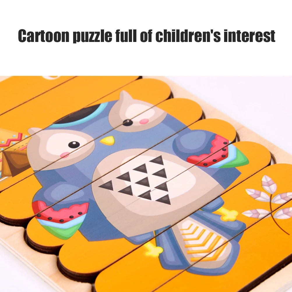 Деревянные пазлы образовательные головоломки для детей раннего образования