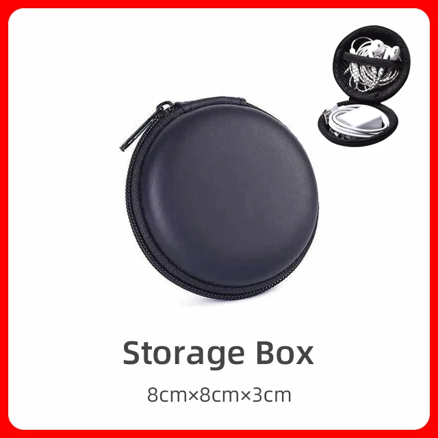 Storage Box Проводные наушники типа C, спортивные наушники, позолоченные наушники, стерео наушники для смартфонов, затычки для huawei P30 mate 20 Lite, шумоподавление - Цвет: Storage Box