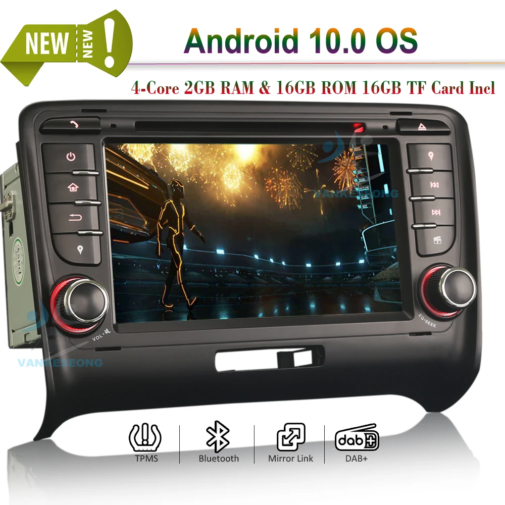 7 &quotAndroid 10 0 GPS навигация Bluetooth Авто Радио DVD DAB + WIFI автомобильный стерео сенсорный