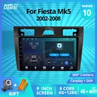 Автомагнитола 2DIN Android 2002 для Ford Fiesta Mk5 2008-128 6G + G Bluetooth плеер GPS навигация Авторадио автомобильный приемник Carplay