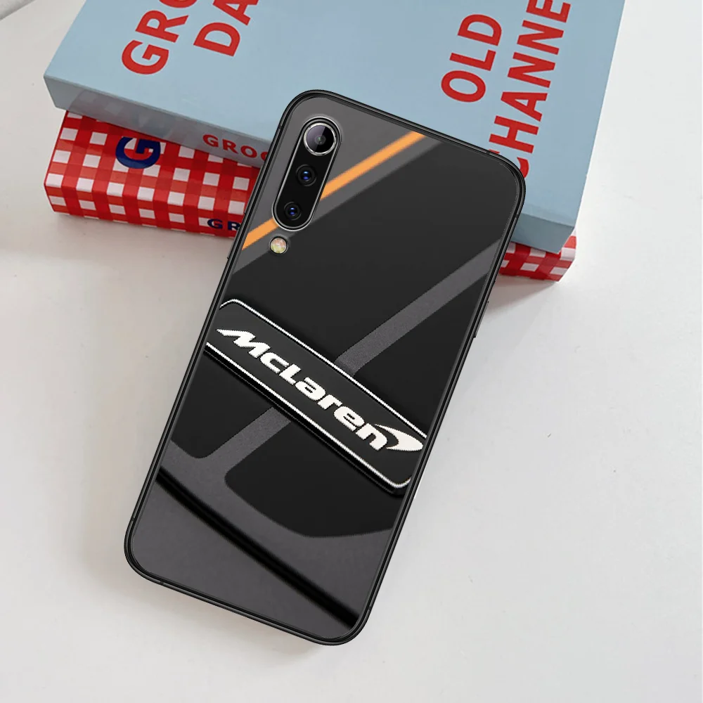 

McLaren Sport Car Phone Case For Xiaomi Mi Note 10 A3 9 MAX 3 A2 8 9 Lite Pro Ultra black Hoesjes Luxury Shell Pretty Funda Soft