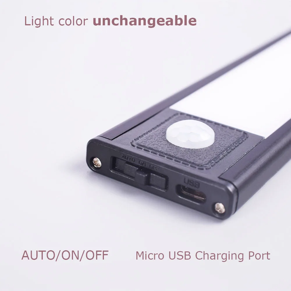 Светодиодный светильник с пассивным инфракрасным датчиком движения для нижнего