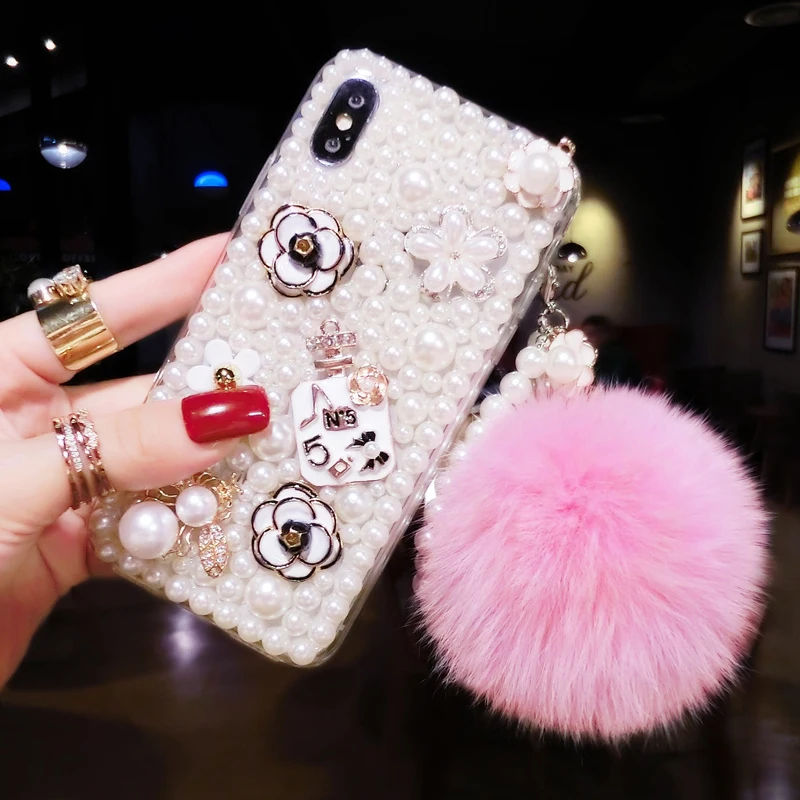 

Flowers Case For Samsung Galaxy A71 A51 A70 A50 S20 Ultra S10 S9 S8 Note 10 9 8 Plus Lite A21 A11 DIY Pearl Phone Cover