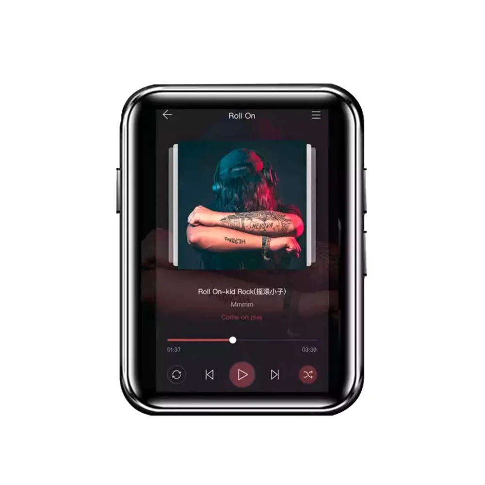 BENJIE-X1-black Портативный мини mp3-плеер с Bluetooth 4,0 HiFi музыкальный плеер без потерь с fm-радио, рекордер, расширяемая sd-карта до 128 ГБ - Цвет: BENJIE-X1-black