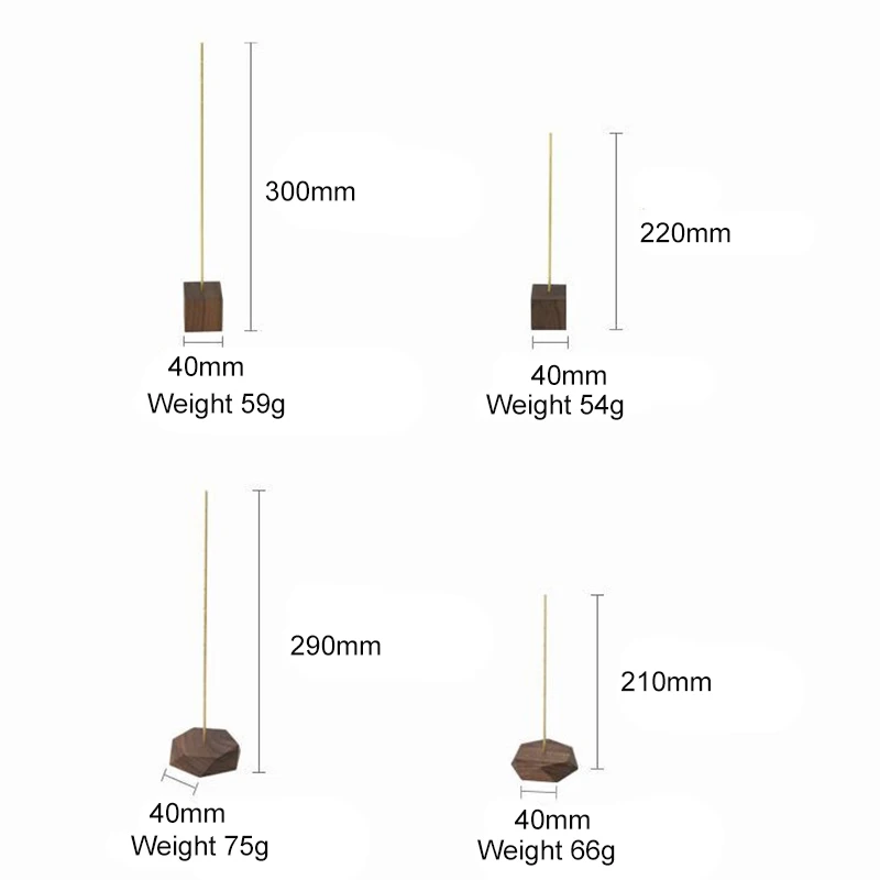 

2Pcs Simple Walnut Beech Wood Earring Display Stand Princess Jewelry Display Stand B Small & Style L