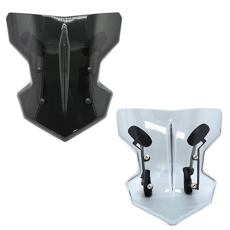 

Universal Motorcycle Windscreen Windshield for KAWASAKI Z750 Z900 Z1000 YAMAHA MT09 DUCATI MONSTER Honda CB1000