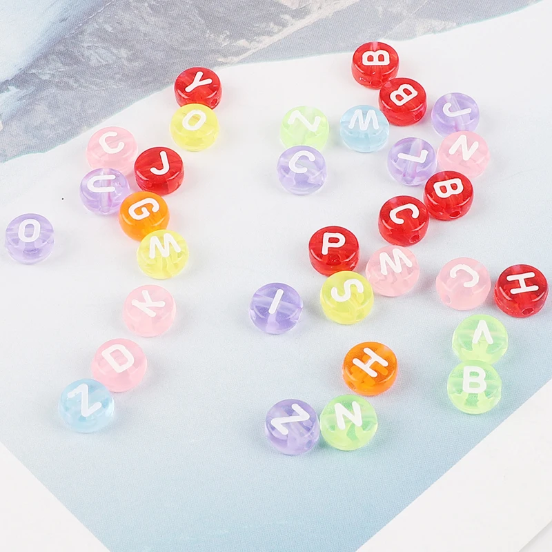 100 шт. разноцветные акриловые бусины для изготовления ювелирных изделий |