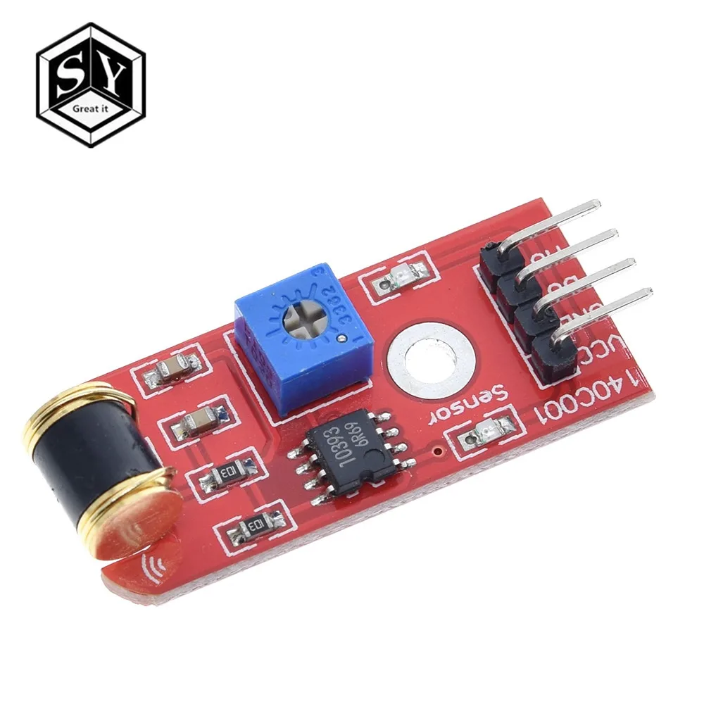 Модуль датчика вибрации GREAT IT 801s Shake для Arduino с открытым исходным кодом LM393 3 5VDC TT