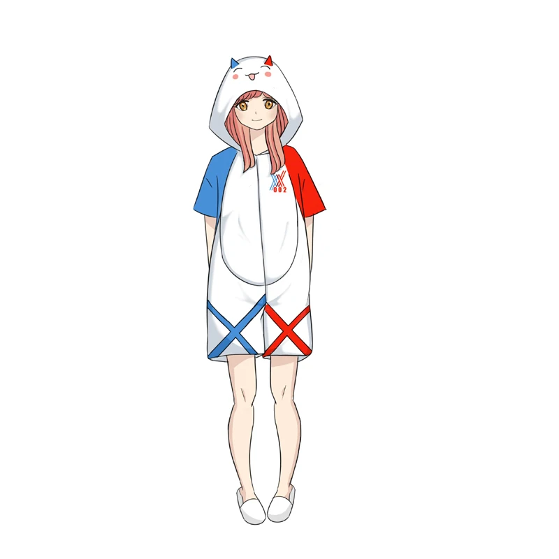 DARLING in the FRANXX Косплей 02 Zero Two Strelizia код 002 Комбинезон Костюм Пижама на Хэллоуин