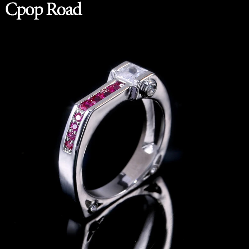 Новые креативные модные свадебные кольца для женщин геометрические цветные со