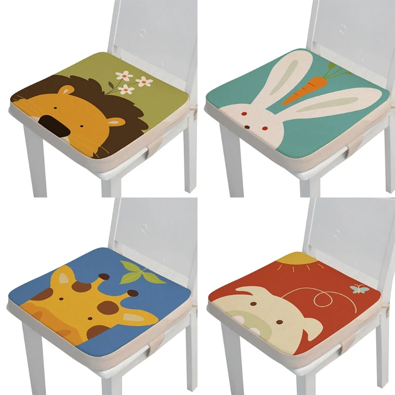 

Portable 40x40x5cm Child Toddler Cartoon Animal High Chair Seat Booster Baby Infant Increasing Cushion Thick Pad