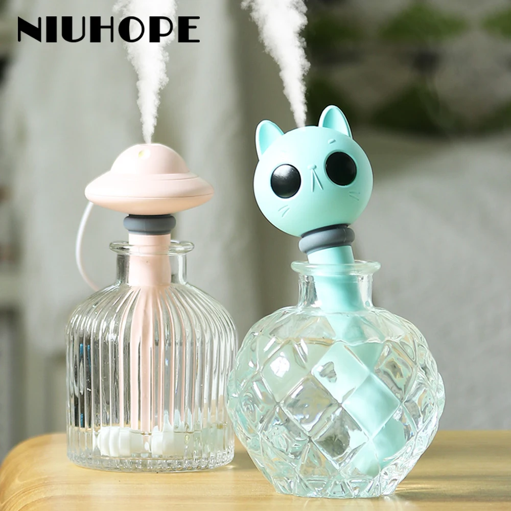 

Миниатюрный ультразвуковой увлажнитель воздуха NIUHOPE с USB светодиодный лампа, USB диффузор эфирного масла, автомобильный очиститель, ароматич...
