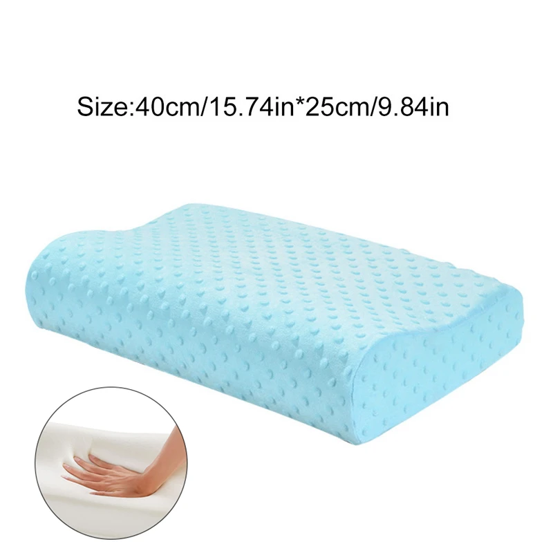 40cmX25cm DIDIHOU 3 цвета Memory Foam подушка ортопедические подушки латексная подушка для шеи волокно медленный отскок мягкая подушка Массажер для воротниковой зоны здоровье - Цвет: 40cmX25cm