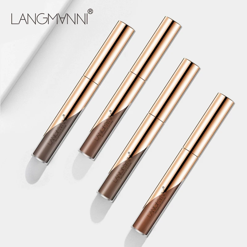 

4 Colors Langmanni Fast-dry Makeup Eyebrow Gel Long Lasting Eyebrow Enhancer Pigmented Easy To Shape Eye Makeup Cosmetics TSLM1