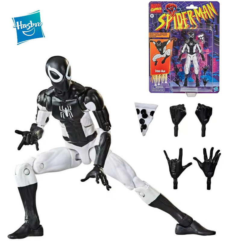 

Hasbro Marvel Legends Anime Figures Negative Space Spider-Man 6 Inches Action Characters Toy Figures The Joints Are Movable