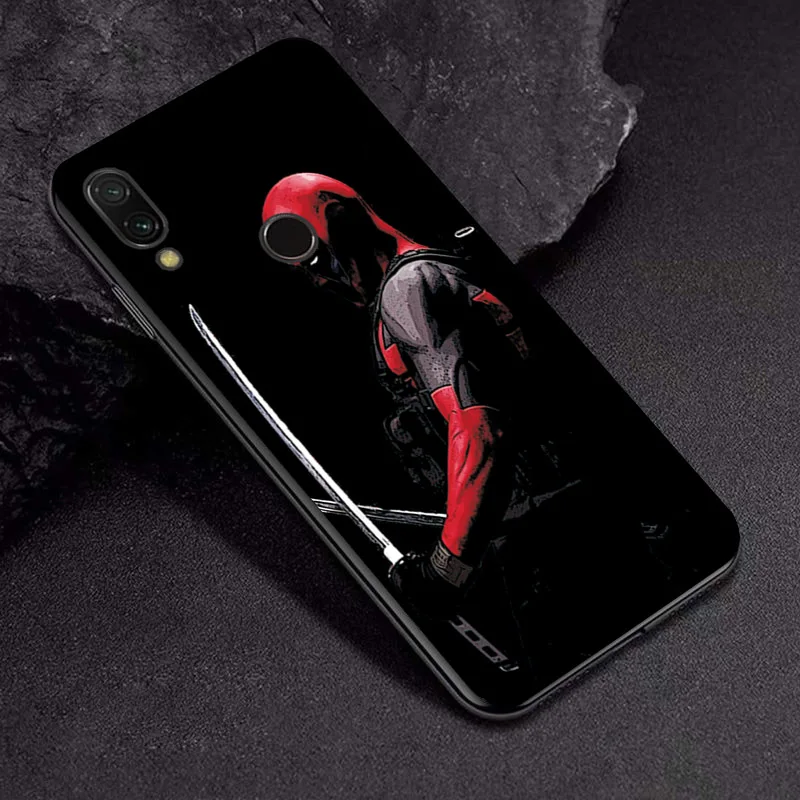 TPUBLK533 Черный ТПУ чехол для телефона Marvel для Xiaomi Redmi Note 7 6 8 Pro Чехол для Xiaomi Redmi 5 Plus задняя крышка Fundas Redmi 6A 7A 5A чехол - Цвет: TPUBLK533