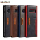Чехол-книжка для Samsung Galaxy S21, S10, S20, S8, S9 Plus, S10e, S20 Ultra, S21Plus, S20Plus, S10Plus, кожаный, магнитный