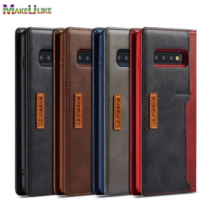 Чехол-книжка для Samsung Galaxy S21, S10, S20, S8, S9 Plus, S10e, S20 Ultra, S21Plus, S20Plus, S10Plus, кожаный, магнитный