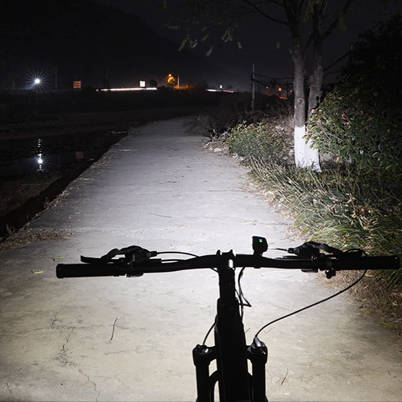 USB Перезаряжаемый велосипедный передний светильник флэш светодиодный умный