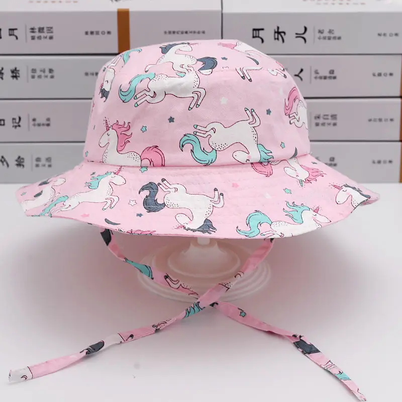 Детская летняя шляпа с принтом для мальчиков и девочек 1-6 лет Детские