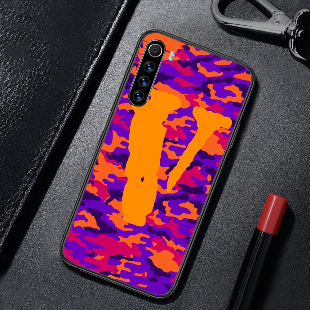 

American Trend Vlone Phone Case For Xiaomi Redmi Note 7 8 8T 9 9S 4X 7 7A 9A K30 Pro Ultra black Etui 3D Coque Luxury Cover