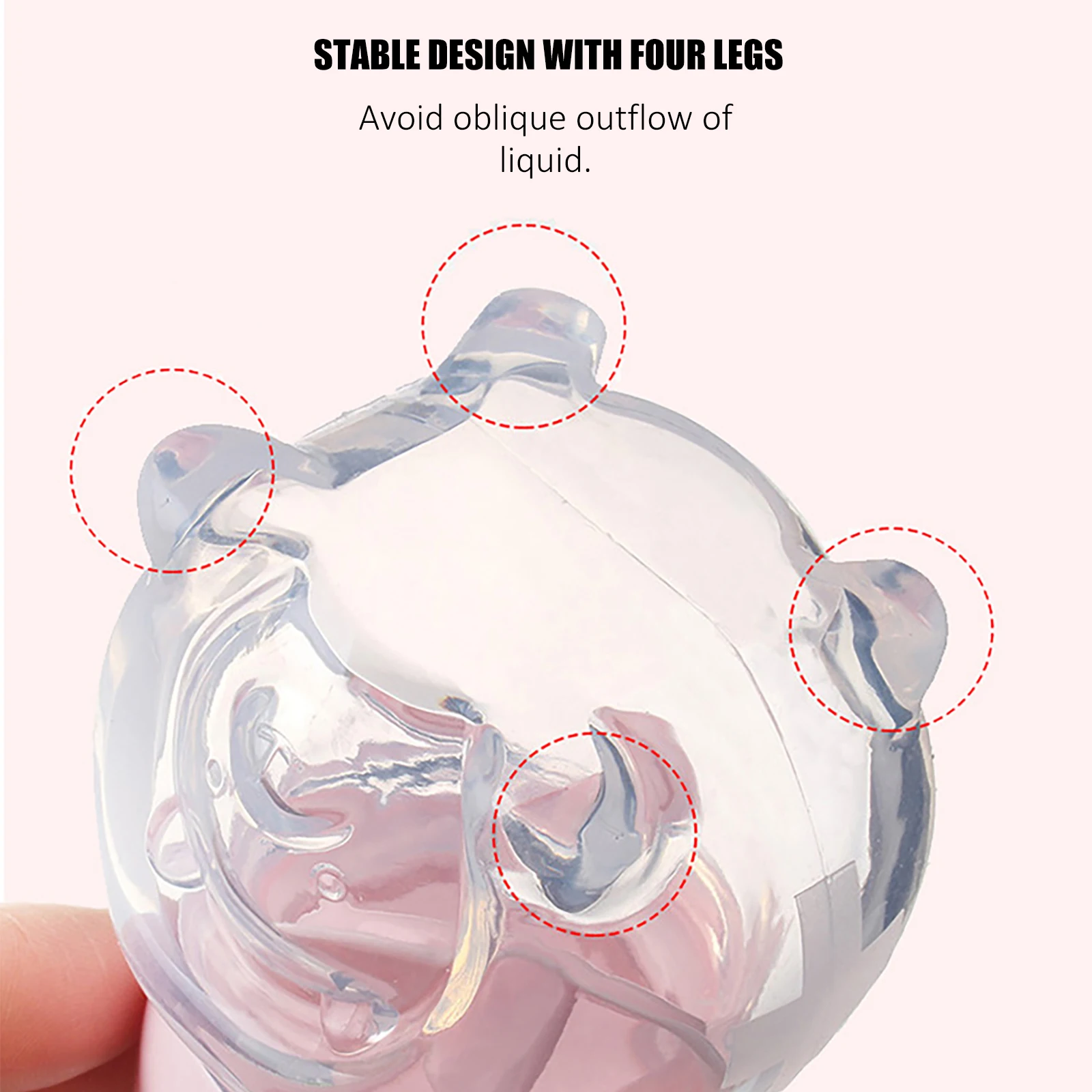 

Baby Bottles Feeding Silicone Baby Feeding Cup Baby Water Bottle Pacifier Type Medicine Feeder with Scale for Kid Nursing Bottle