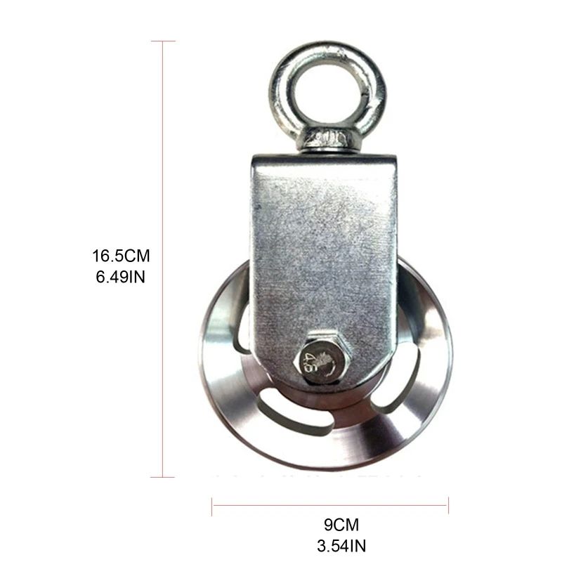 

Universal Bearing Rotating Pulley Multifunctional Groove Wheel Swivel Fitness W8EE