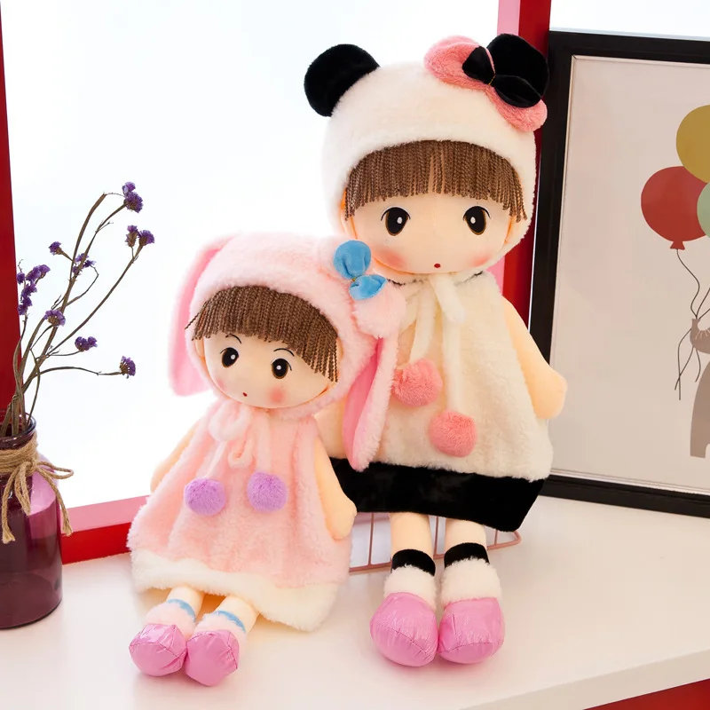 40 см детская набивная и Плюшевая Кукла принцессы игрушки Медведь Кролик для