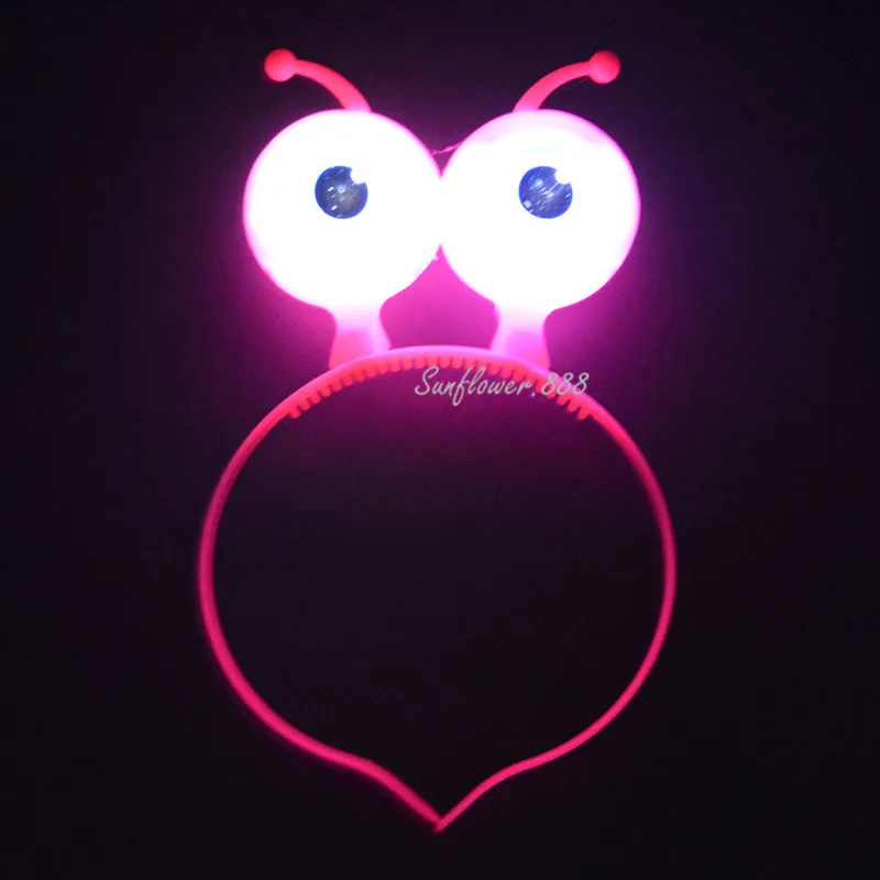 Ободок для волос Alien с глазным шариком светодиодный светящийся обруч подсветкой