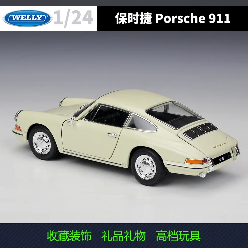 Модель автомобиля Welly 1:24 Porsche 1964 911 из сплава литой и игрушечный автомобиль