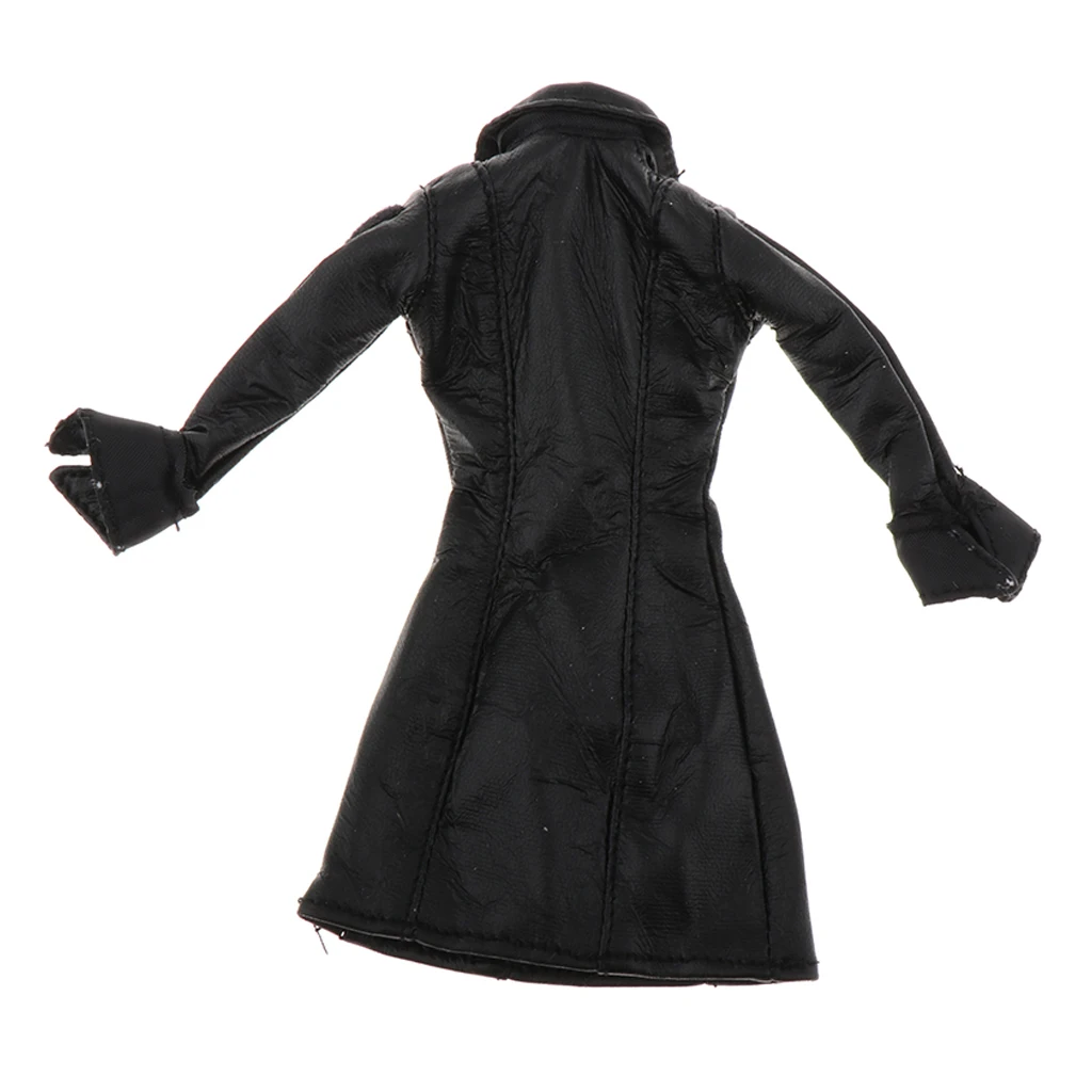 

1:12 Scale Action Man Women Clothes Style Black Outfit 12cm for