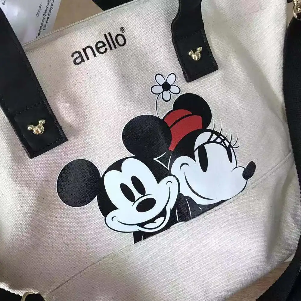 Disney Микки Маус женские брезентовые сумки на плечо сумка из мультфильма Город