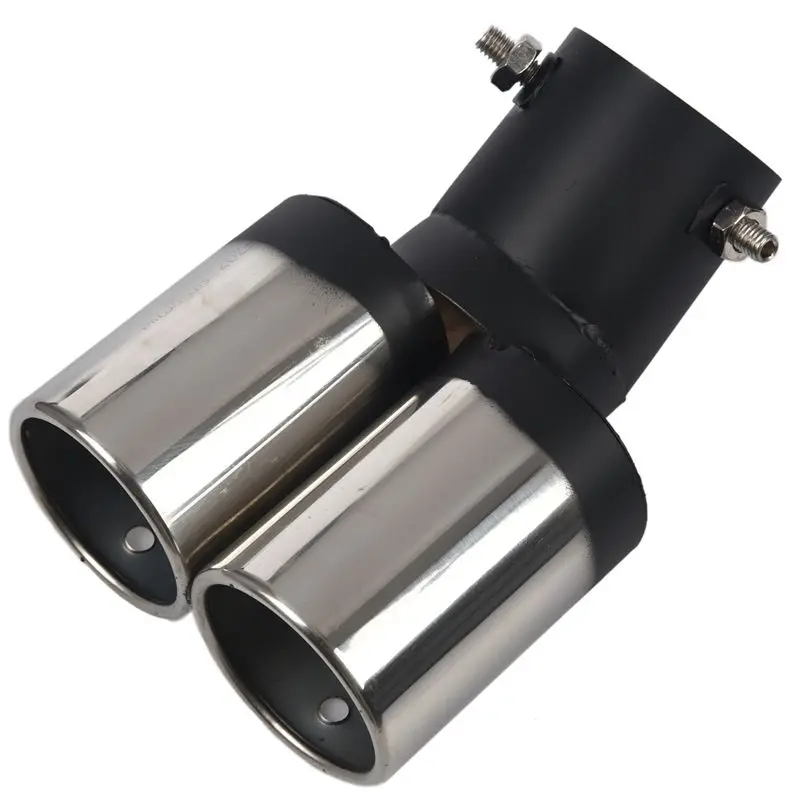 Универсальная выхлопная труба из стали для автомобиля: изгиб двойной трубы