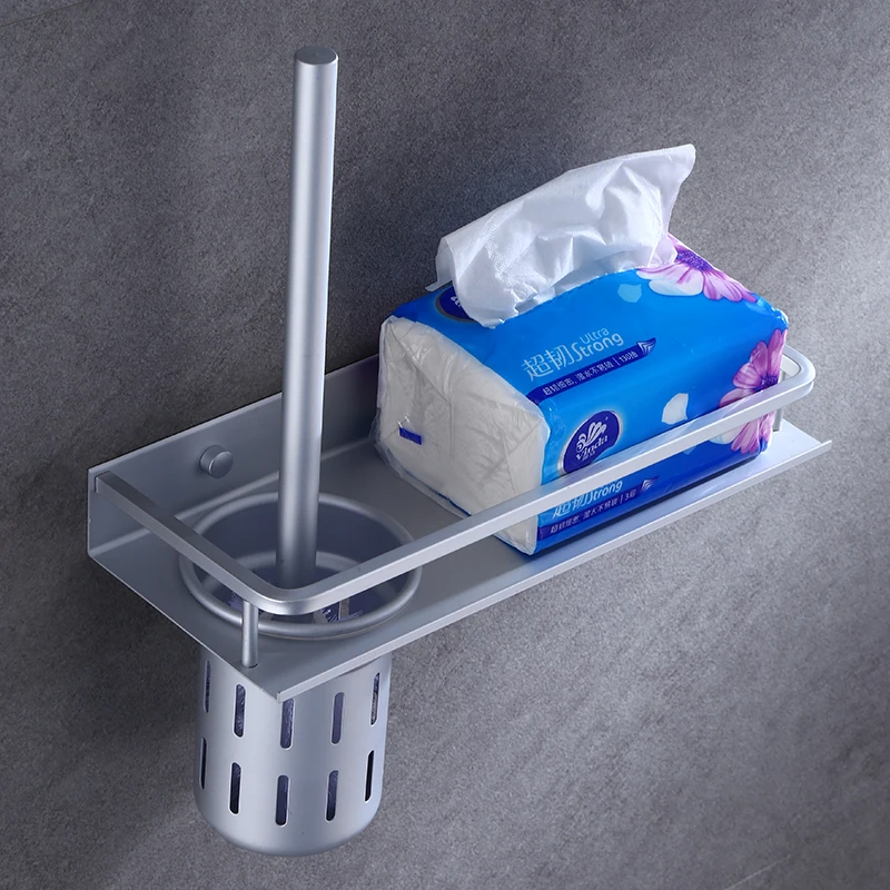 langyo bathroom toilet brush holder set blacksilverygrey wall mounted clean tool bathroom toilet brush set collection free global shipping