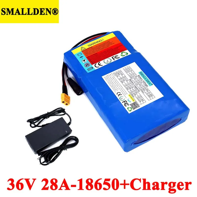 36В 28Ah литиевая аккумуляторная батарея 18650 28000mAh Высокая скорость 20A BMS для