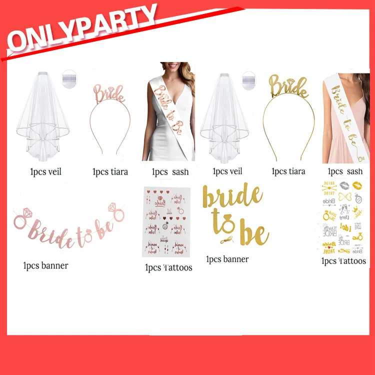 Розовое золото для шоу невесты баннер девичника воздушные шары вечеринки