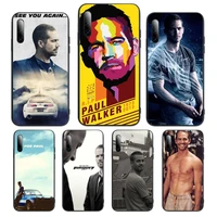 paul walker fast and furious phone case for honor 7a 8 9 x s 10 20 i s lite 30 pro play cover fundas coque