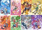 Digimon Приключения дроппинг полипропилен A3 8 шт. плакаты настенный постер PPP128