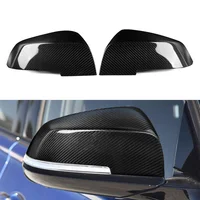 Carbon Fiber Car Door Side Rearview Mirror Covers For BMW F30 F32 E84 F20 F22 X1 1 2 3 4 Series 2012 2013 2014 RHD