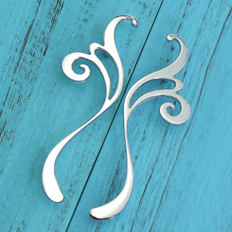 

6 STKS Moderne Zinklegering Meubels Hardware Handvat Kast Deurklink Lade Kledingkast Keukenkast Pull CC 96mm