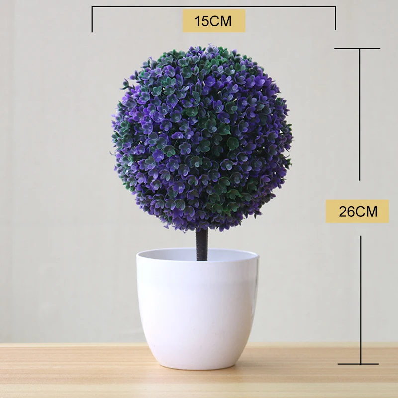 Сакура снежок искусственные растения Трава шар бонсай искусственное дерево