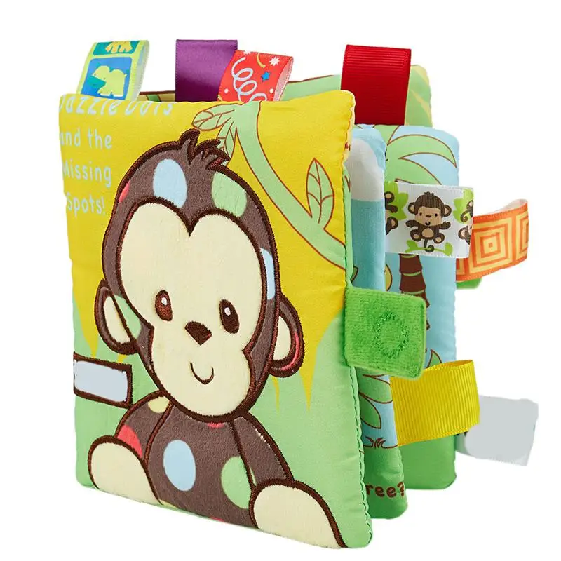 

Cartoon Animal Soft Cloth Book Newborn Baby Toys Intelligence Development Early Educational Toy