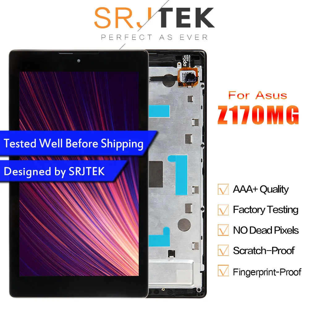 

Original 7" for ASUS ZenPad C 7.0 Z170MG Z170 MG LCD Screen Touch Digitizer Display Sensor Matrix Assembly with Frame Parts